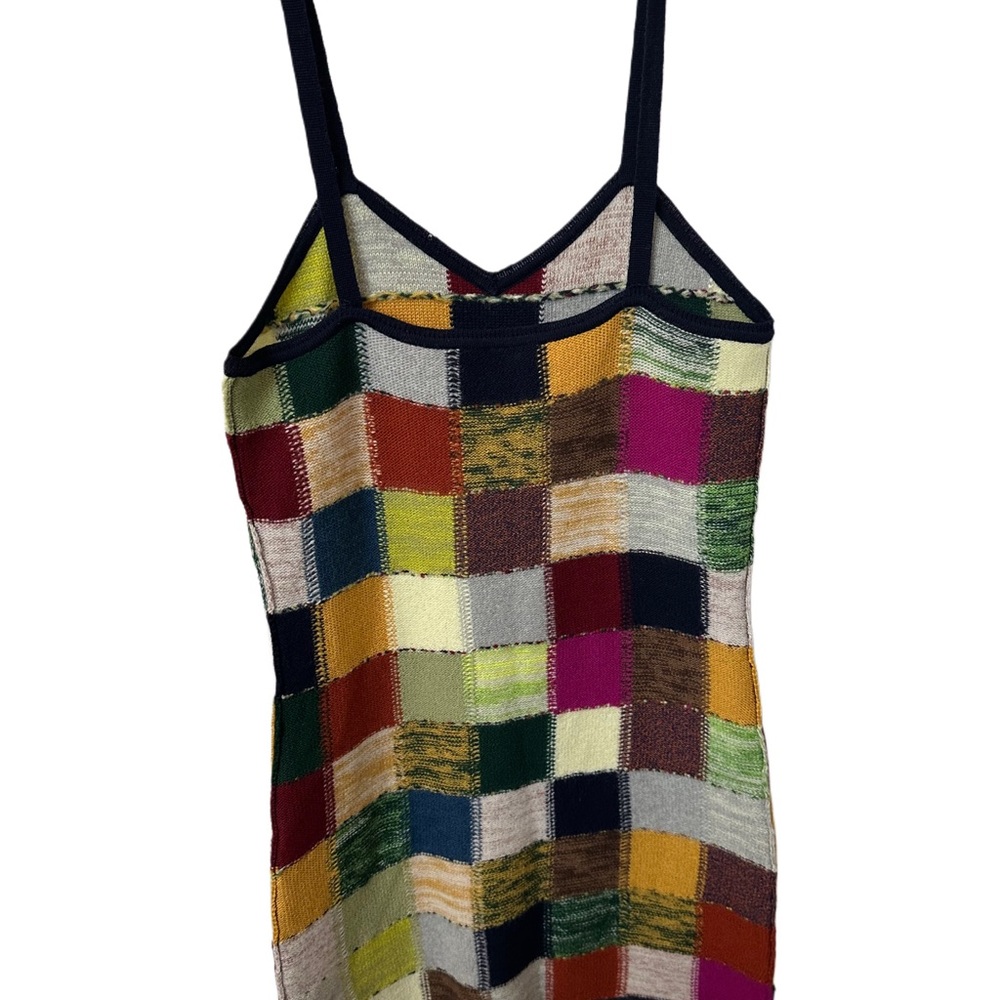 Acne Studios Patchwork Knit Mini Dress - Size S (can fit M) - Picture 5 of 10